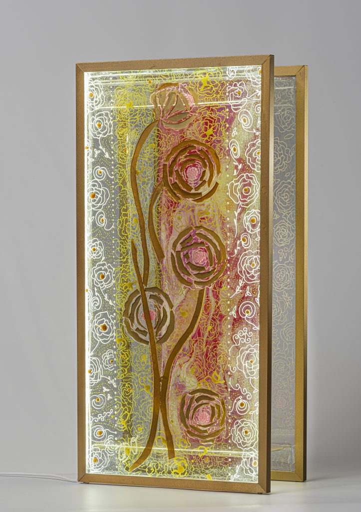 Roses en transparence